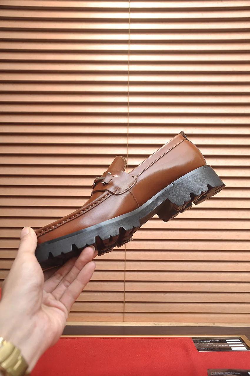Men's shoes 💰500💶[Ferragamo/Ferragamo] The latest model in the counter. Original imported high-quality cowhide with open edges + imported 🐂 water-dyed cowhide lining + original luxury metal buckle + original combined outsole. Comparison without pressure 38--45 (45 is custom-made and cannot be returned or exchanged)